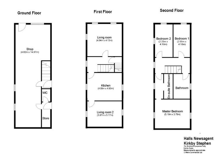 Halls Newsagents, Old Print House, Market Square, Kirkby Stephen CA17 4QT
