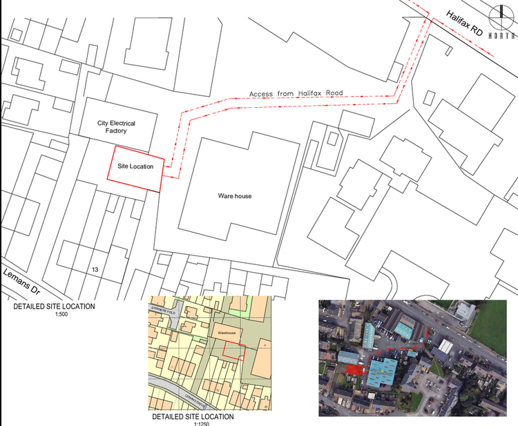 Land at Staincliffe Mill Yard, Halifax Road, Staincliffe, Dewsbury, West Yorkshire WF13 4AR