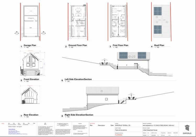 Building Plot adjacent 172 Shelford Road, Gedling, Nottingham NG4 4JJ