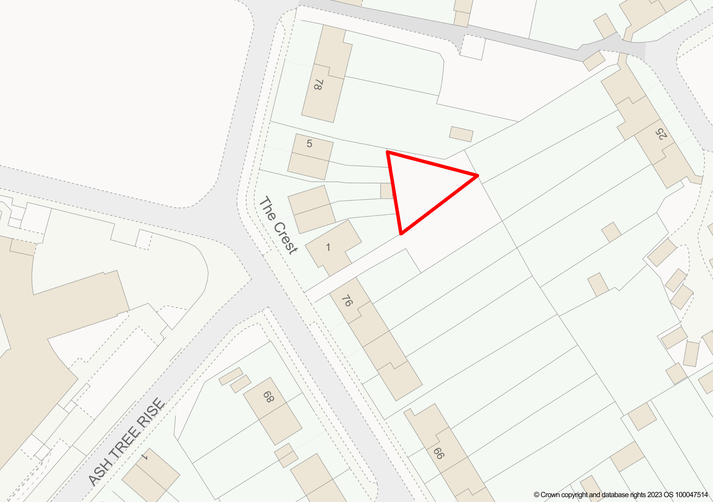 Land associated with Manor Rise
