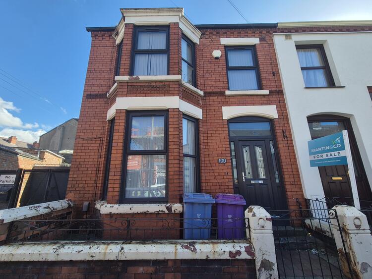 End of Terrace House in Liverpool