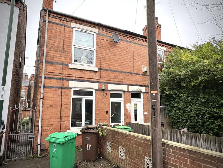 End of Terrace House in Nottingham