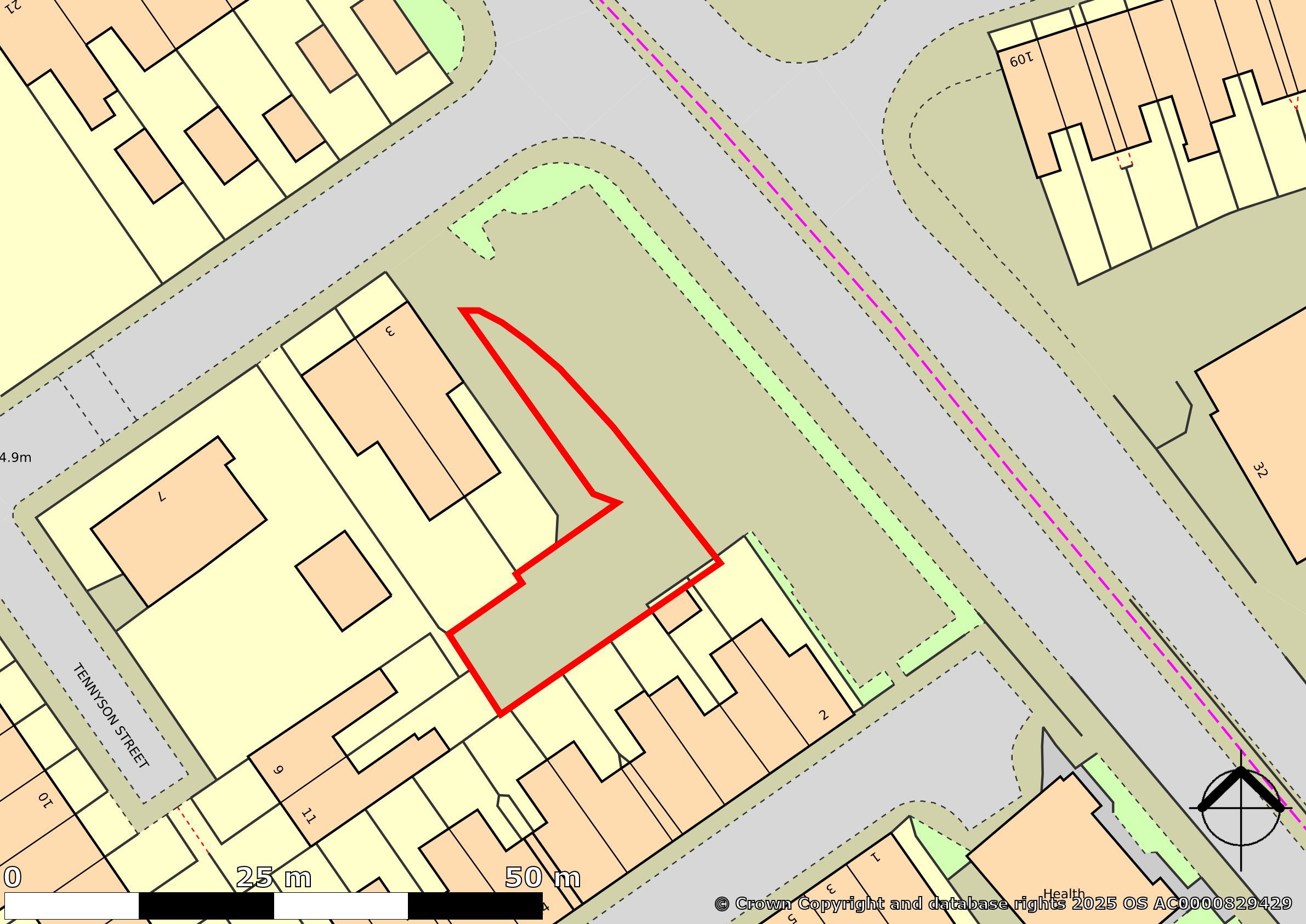 Land adjoining to 1A Goldsmith Street, Mansfield, Nottinghamshire NG18 5PF